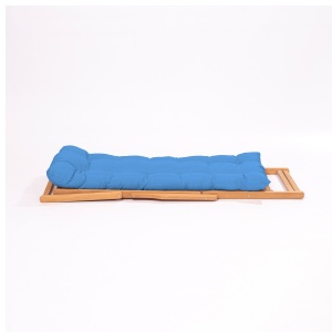 Scaun de gradina My008 Albastru 66x110x48 cm - Img 5
