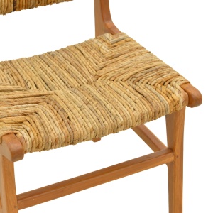 Scaun de gradina, Refane, Natural, 50x58x85 cm - Img 8