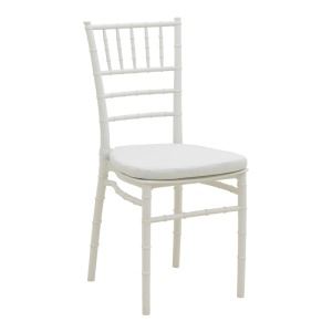 Scaun de gradina, Tiffany I, Alb, 46.5x39.5x87 cm - Img 2
