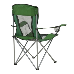 Scaun de plaja Camping, Pesca, Verde, 55x55x95 cm - Img 2
