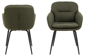 Scaun dining Dora, Verde, 84x58x59 cm - Img 4