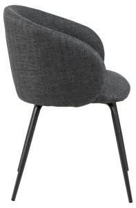 Scaun dining Eleanor, Gri, 79x55.5x55 cm - Img 6