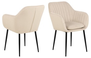 Scaun dining Emilia V1, Maro, 83x57x61 cm - Img 2