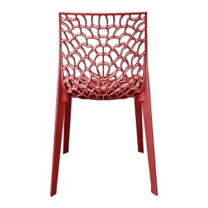 Scaun dining Hush, Burgundy, 53x41x80.5 cm - Img 5