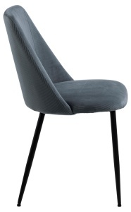 Scaun dining Ines, Gri, 84x49.2x57.5 cm - Img 5