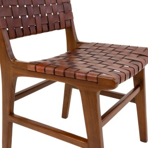 Scaun dining Perugia, Maro, 53x51x87 cm - Img 3