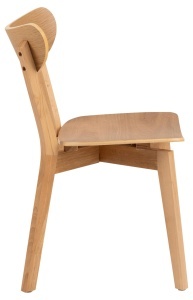 Scaun dining Roxby, Natural, 79.5x45x55 cm - Img 7