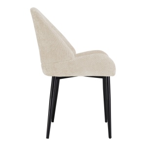 Scaun Finda, Alb, 59x54x86.5 cm - Img 3