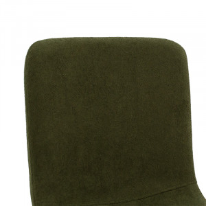Scaun Gratify boucle material textil kaki - picior negru - Img 5