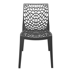 Scaun Hush, Pako World, PP, Gri, 50x57x81 cm - Img 4
