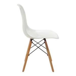 Scaun Julita, Alb, 46x52x81 cm - Img 3