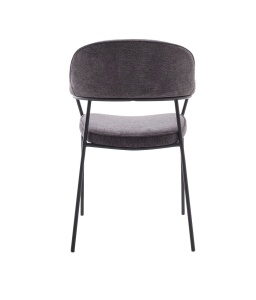 Scaun KINDERSLEY, Gri inchis, 57x85x57 cm - Img 4