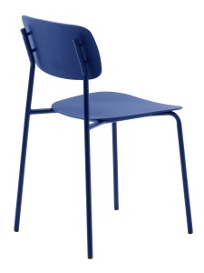 Scaun KIRKLAND, Albastru cobalt, 51x79x44 cm - Img 4
