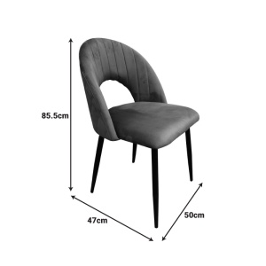 Scaun, Lovingo, Bej, 50x47x85.5 cm - Img 8