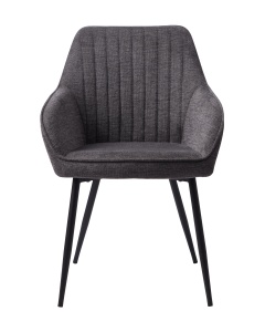 Scaun NOLAN V2, Gri inchis, 60x84x58 cm - Img 3