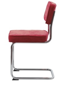 Scaun RUPERT, Rosu, 53x84x50 cm - Img 3