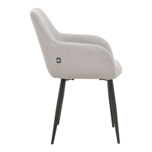 Scaun Telia, Gri, 60x54x85 cm - Img 3