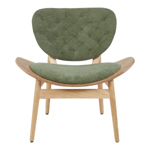 Scaun, Udalle, Verde masliniu, 77x70x81 cm - Img 4