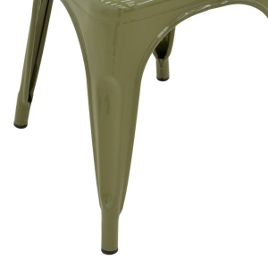 Scaun Utopia Verde inchis 44x44x85 cm - Img 9