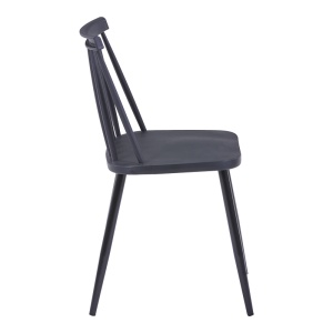 Scaun V1, Aurora, Negru, 49.5x42x77 cm - Img 2