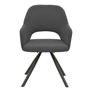 Scaun Verta, Antracit, 59x58x87 cm - Img 4