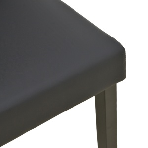 Scaun Zeben, Negru, 43.5x55.5x93.5 cm - Img 7