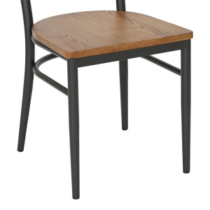Scaun Zerca Gri inchis 49x44x82 cm - Img 8