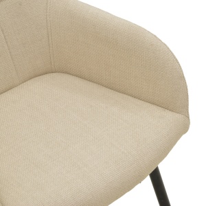 Scaun Zerfia Pako Bej 43x59.5x85 cm - Img 7