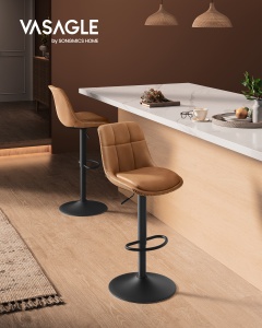 Set 2 buc. Scaune de bar Vasagle Maro 44x48x112 cm - Img 2