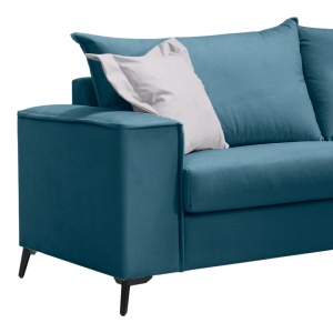 Set 2 canapele cu 2 locuri Verona x2 Pako World Gri deschis 225x93x100 cm - Img 3