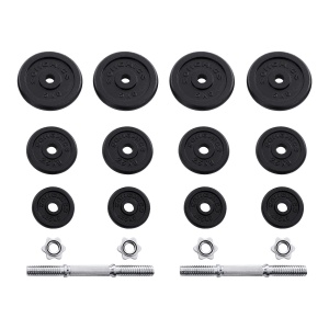Set 2 gantere Songmics Negru 35x21.3x21.3 - Img 5