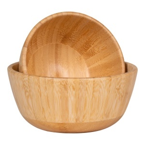 Set 2 piese Bol Chefalu, Natural, 15x15x7 cm - Img 4