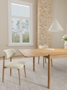 Set 2 piese Extensii masa Atlantic, Natural, 1.8x50x100 cm