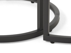 Set 2 piese Mese CESURA, Nuc, 40-60x45-50x40-60 cm - Img 4
