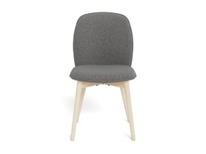 Set 2 piese Scaune dining Cindy, Gri, 89x49x56 cm - Img 3