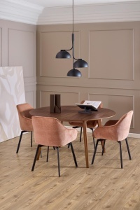 Set 2 piese Scaune dining Clara, Maro, 83.5x58.5x55.5 cm