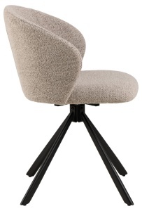 Set 2 piese Scaune dining Pippa, Bej, 80x46x58 cm - Img 8