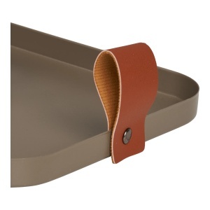 Set 2 piese Tava decorativa, Maro, 39.5x16.5x1.5 cm