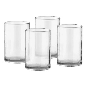Set 4 piese Pahare Nalanda, Transparent, 7x7x10 cm - Img 4
