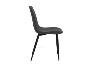 Set 4 piese Scaune dining Celia, Negru, 86x44x54 cm - Img 5