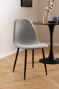 Set 4 piese Scaune dining Celia V2, Gri, 86x44x54 cm - Img 2