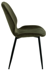 Set 4 piese Scaune dining Femke, Verde, 85x47.5x57.5 cm - Img 5