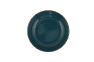 Set boluri de sos din ceramica (6 bucati) Mayd100 Albastru petrol 13x13x3.3 cm - Img 5