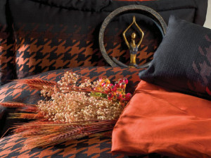 Set Complet Dazzle Orange-Negru, cu 8 piese (Bumbac 100%) - Img 2