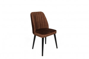 Set de 2 scaune Alfa-436, Maro- Negru - Img 2