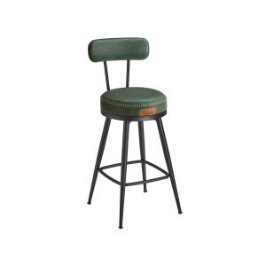 Set de 2 scaune de bar Vasagle Verde 54x54x90.5 cm