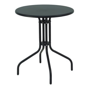 Set masa si scaune 3 buc de gradina Confidence Pako World Negru 60x60x70 cm - Img 2