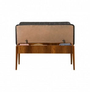 Set Masa si Scaune 5 Piese Vina 1053 Walnut-Antracit - Img 2
