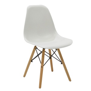 Set masa si scaune dining 3 buc. Julita, Alb, 80x80x82 cm - Img 3