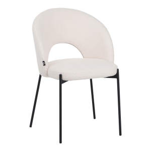 Set masa si scaune dining 5 buc. Masebo - Ezali, Alb, 140x80x82 cm - Img 3